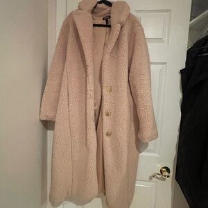 Torrid Tan Teddy Longline Jacket 1X